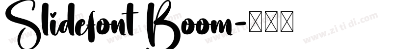 Slidefont Boom字体转换